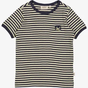 T-Shirt Surfcrab Badge - midnight stripe ReinforcedShoulderPanels