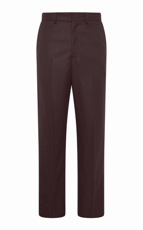 Harold Trouser in Burnt Sienna Wool Cashmere Flannel Urban appeal Functional Layers