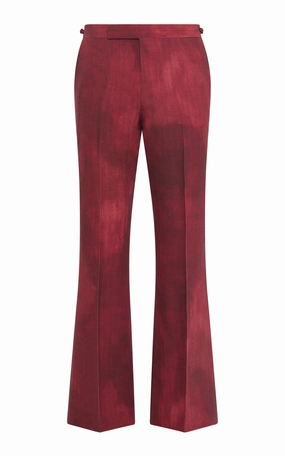 Effortless Style Stevie Pant in Bordeaux Virgin Wool