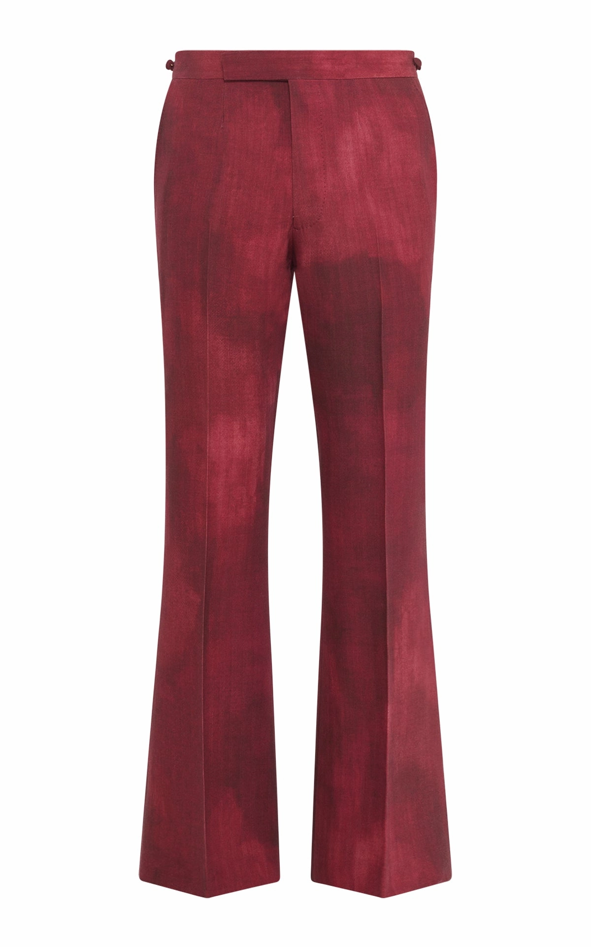 Stevie Pant in Bordeaux Virgin Wool Relaxed Layer Timeless elegance