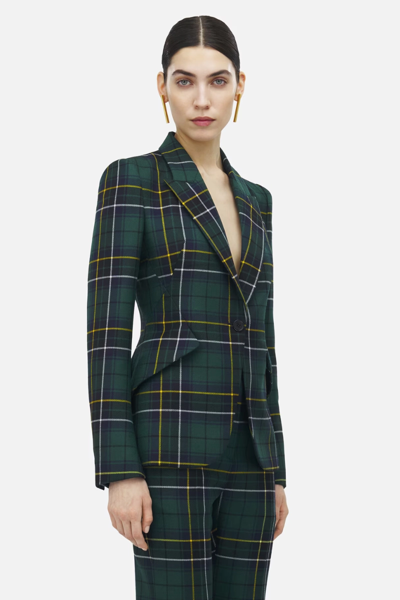 Weather Ready Tartan Peak Shoulder Jacket