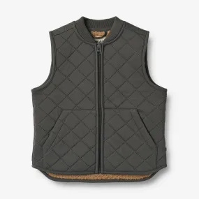 TapedSeamConstruction Fleece Lined Thermo Gilet Eden - raven