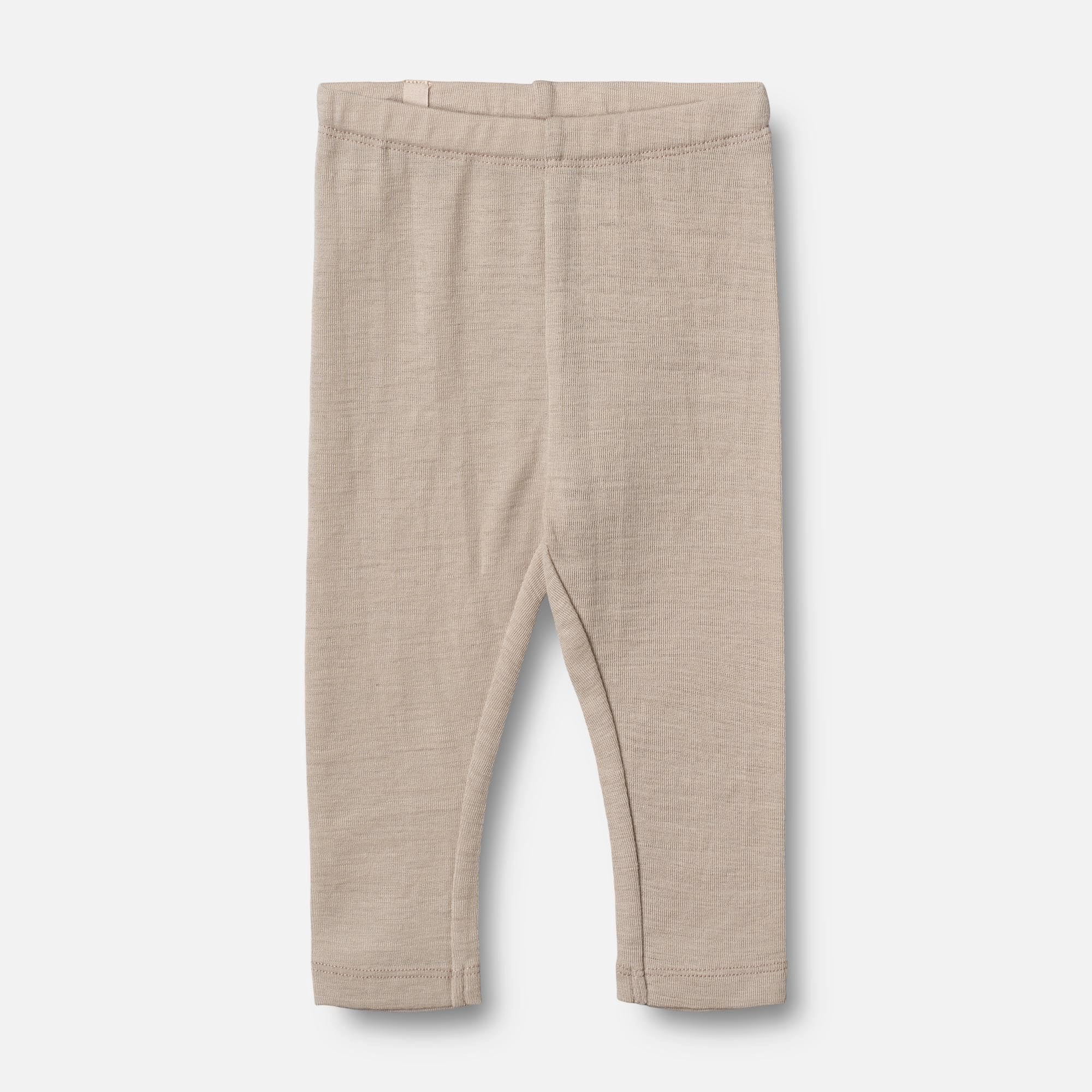 Wool Leggings | Baby - soft beige Smooth Seam