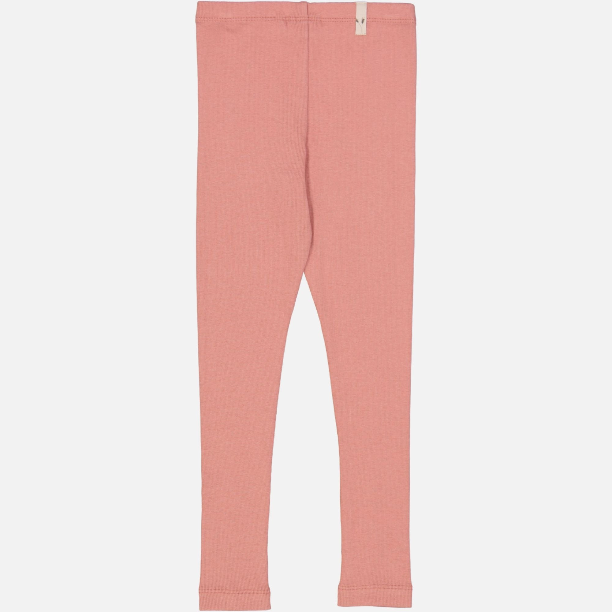 Urban Style Rib Leggings - old rose