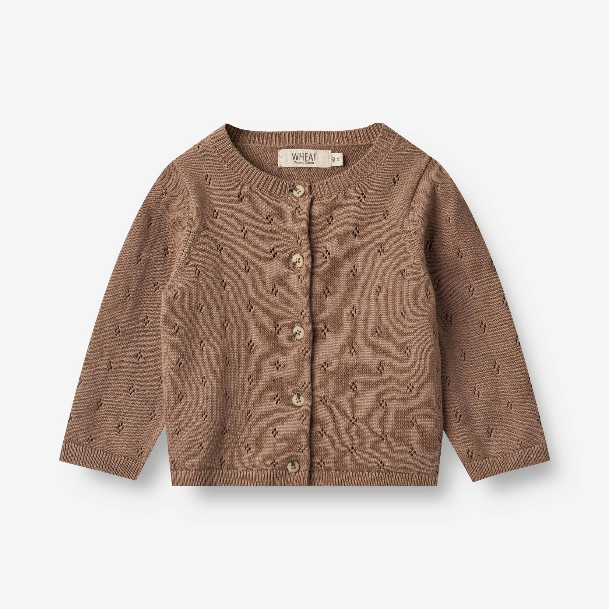 Knit Cardigan Maia | Baby - cocoa brown Off-Duty Fit