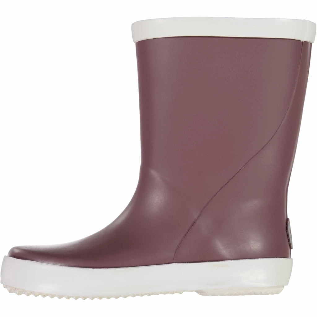 Rubber Boot Alpha solid - powder plum Wide fit