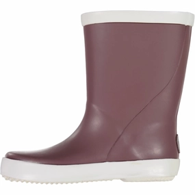 Rubber Boot Alpha solid - powder plum Wide fit
