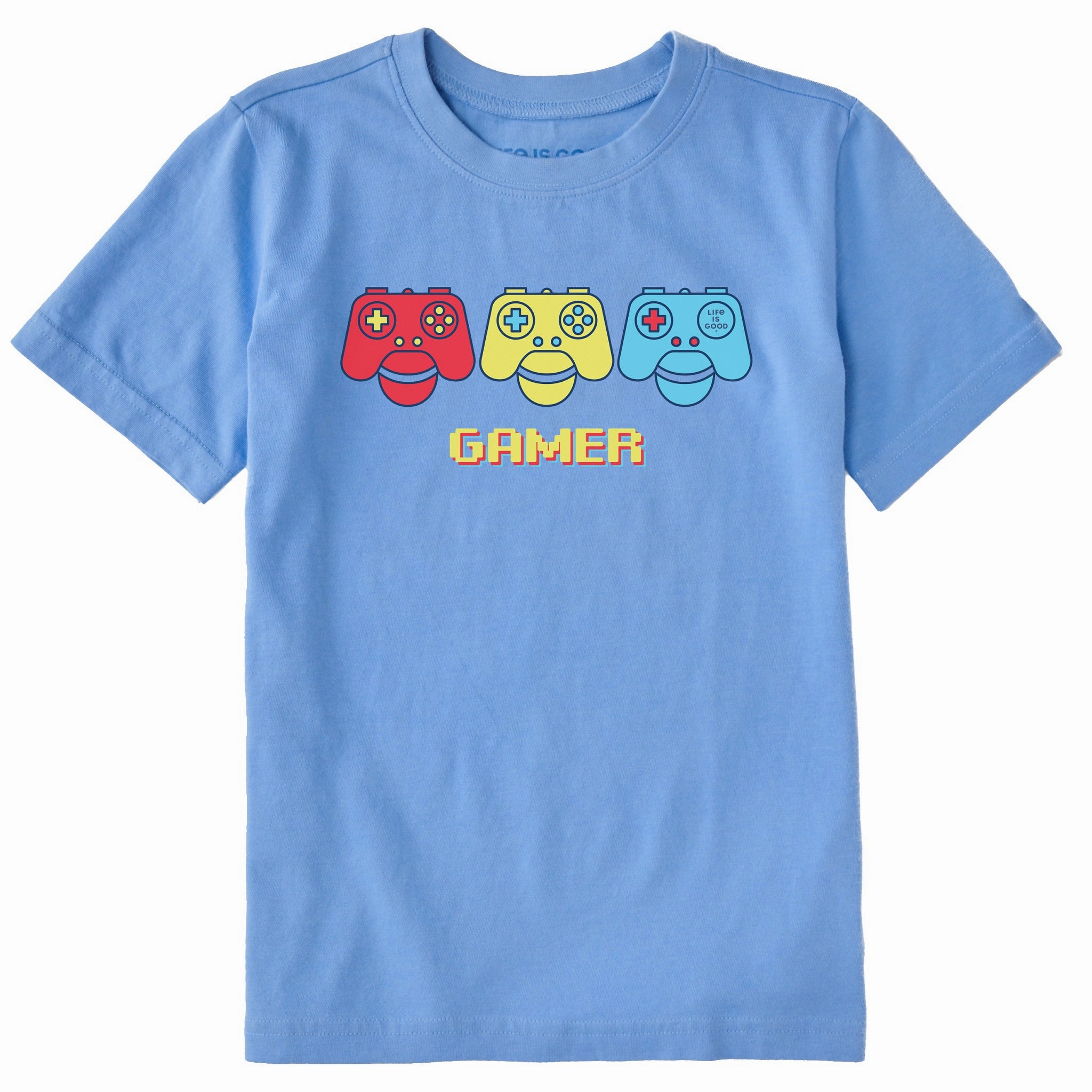 Light and Breathable Kids Gamer Power Short Sleeve Crusher Tee
