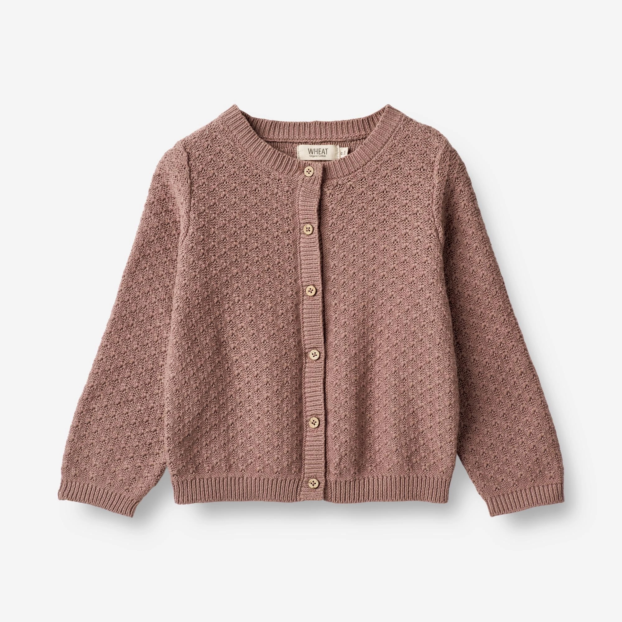 Relaxed casual fit Breathable Layer Knit Cardigan Magnella - lavender rose