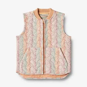 Flexible Fit Casual City Thermo Gilet Ede - rainbow flowers