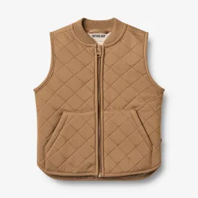 Multi Layer Design Reinforced Elbow Panels Thermo Gilet Eden - hazel