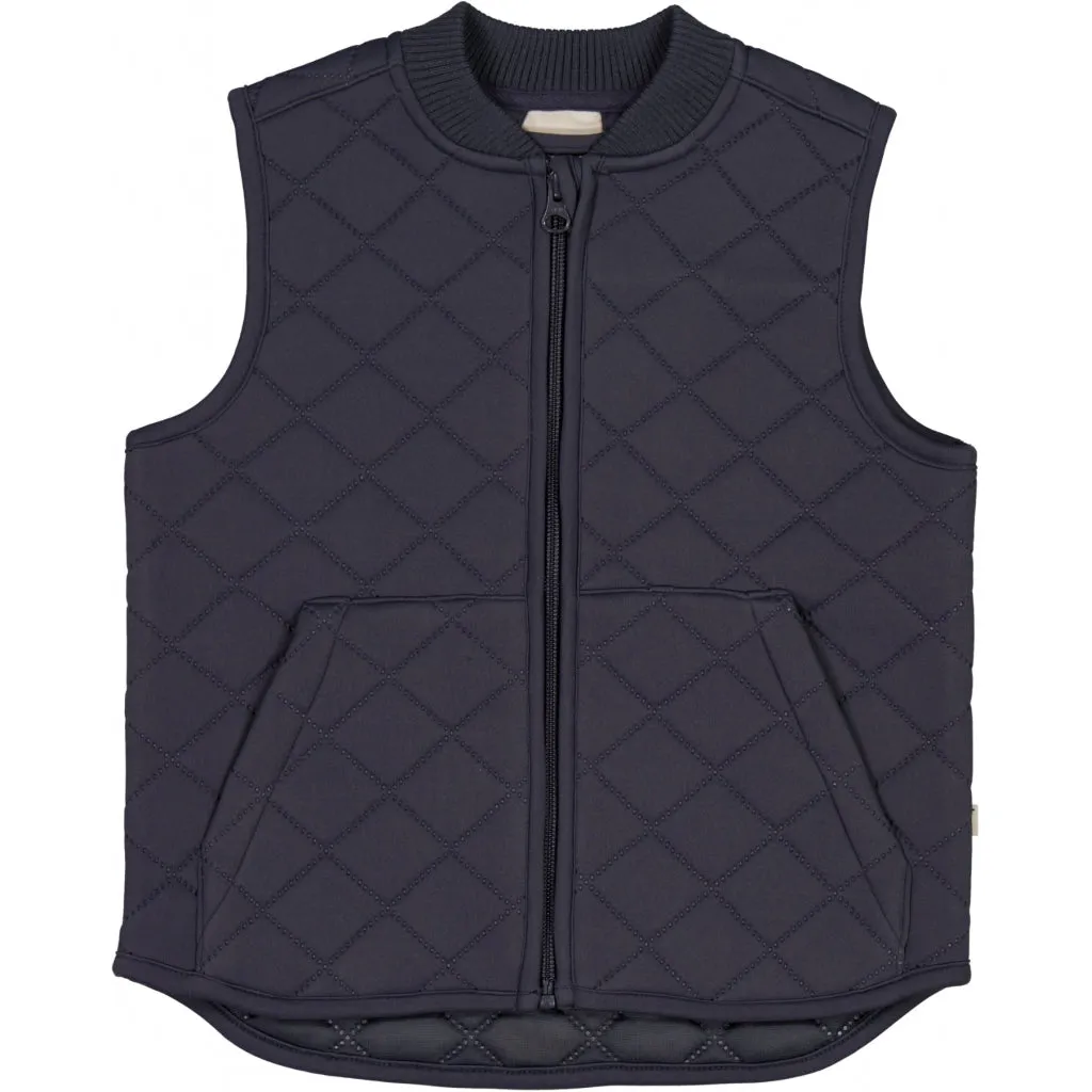 Thermo Gilet Eden - ink Heat Resistant Fabric Cold Outfit
