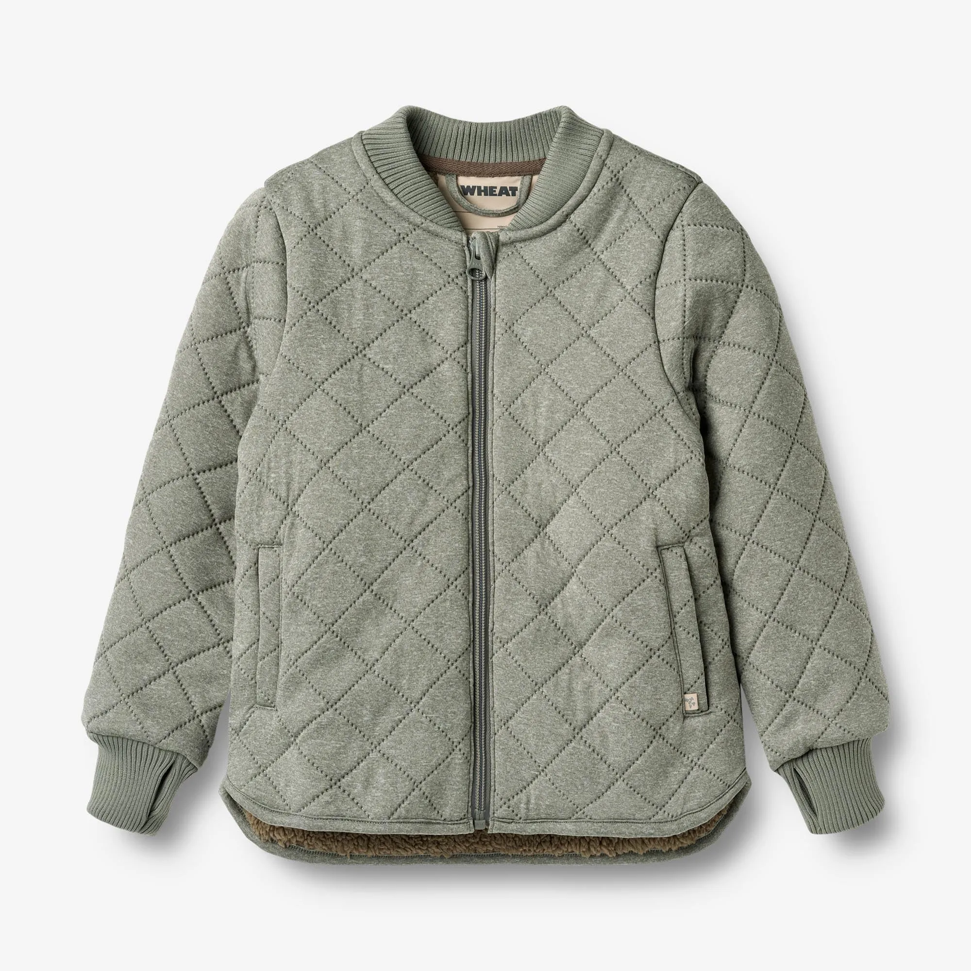 MultiPocket Layout Double Layered Collar Thermo Jacket Benni - thunder melange