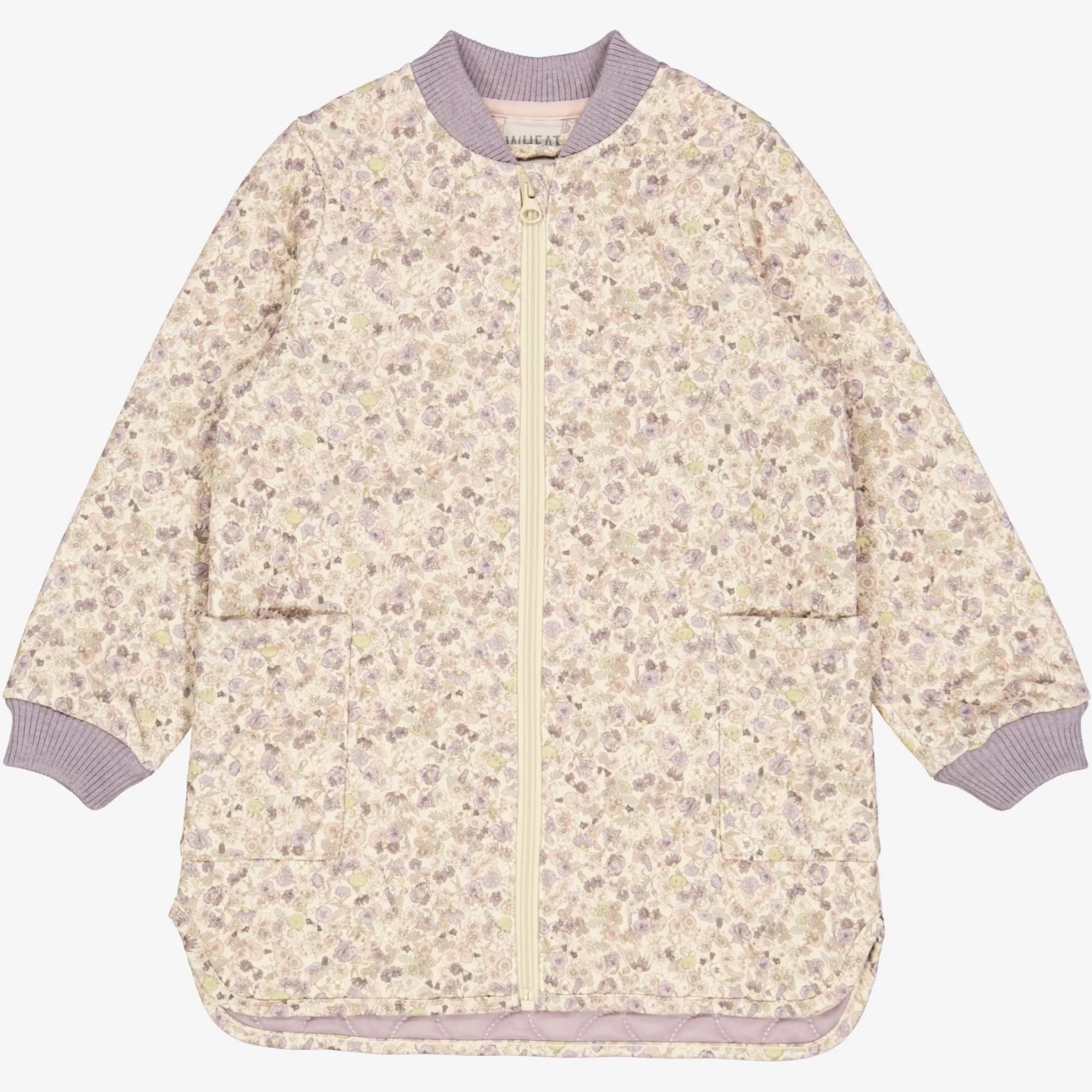 Eco Friendly Padding Autumn Ready Thermo Jacket Herta - clam flower field