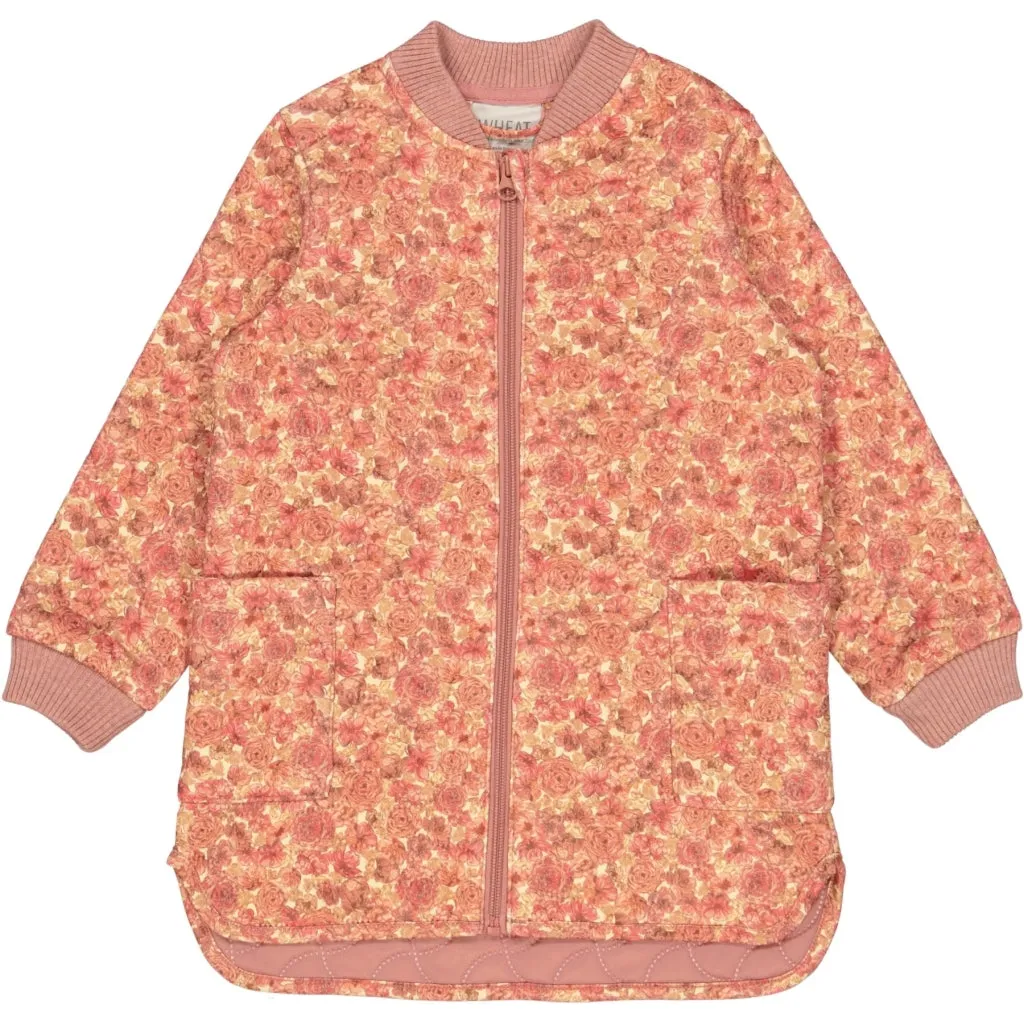 Thermo Jacket Herta - sandstone flowers Insulated Warmth Durable Stitching