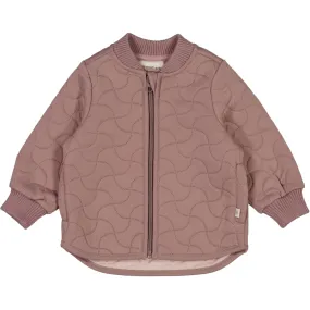 Autumn Wear Collapsible Packable Style Thermo Jacket Loui | Baby - dusty lilac