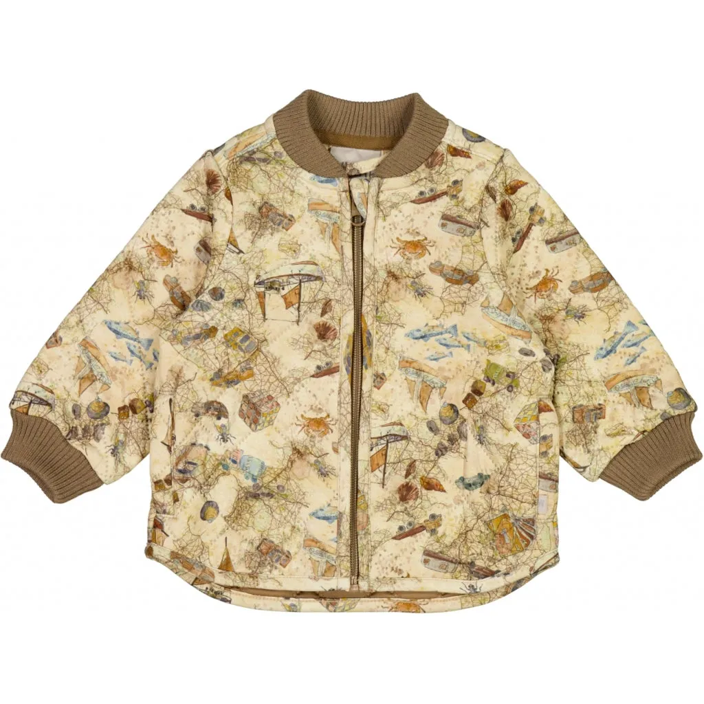 Thermo Jacket Loui | Baby - holiday map Quilted Interior High Collar Structure