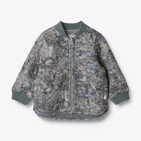 Thermo Jacket Loui | Baby - rainy blue clouds Modern Fit