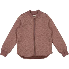 Thermo Jacket Loui - berry melange Anti Pilling Finish AntiStaticFinish