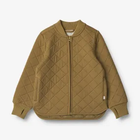 Thermo Jacket Loui - dry moss Secure Closure System Hidden Zipper