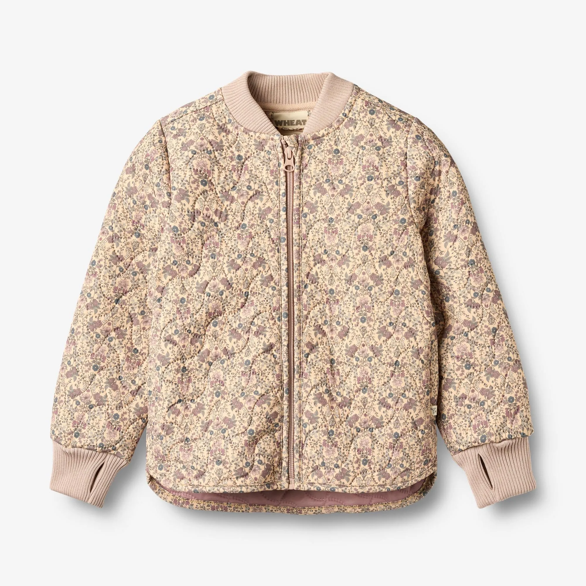 Multi Pocket Design Hidden Ventilation Thermo jacket Loui - mellow peach tapestry