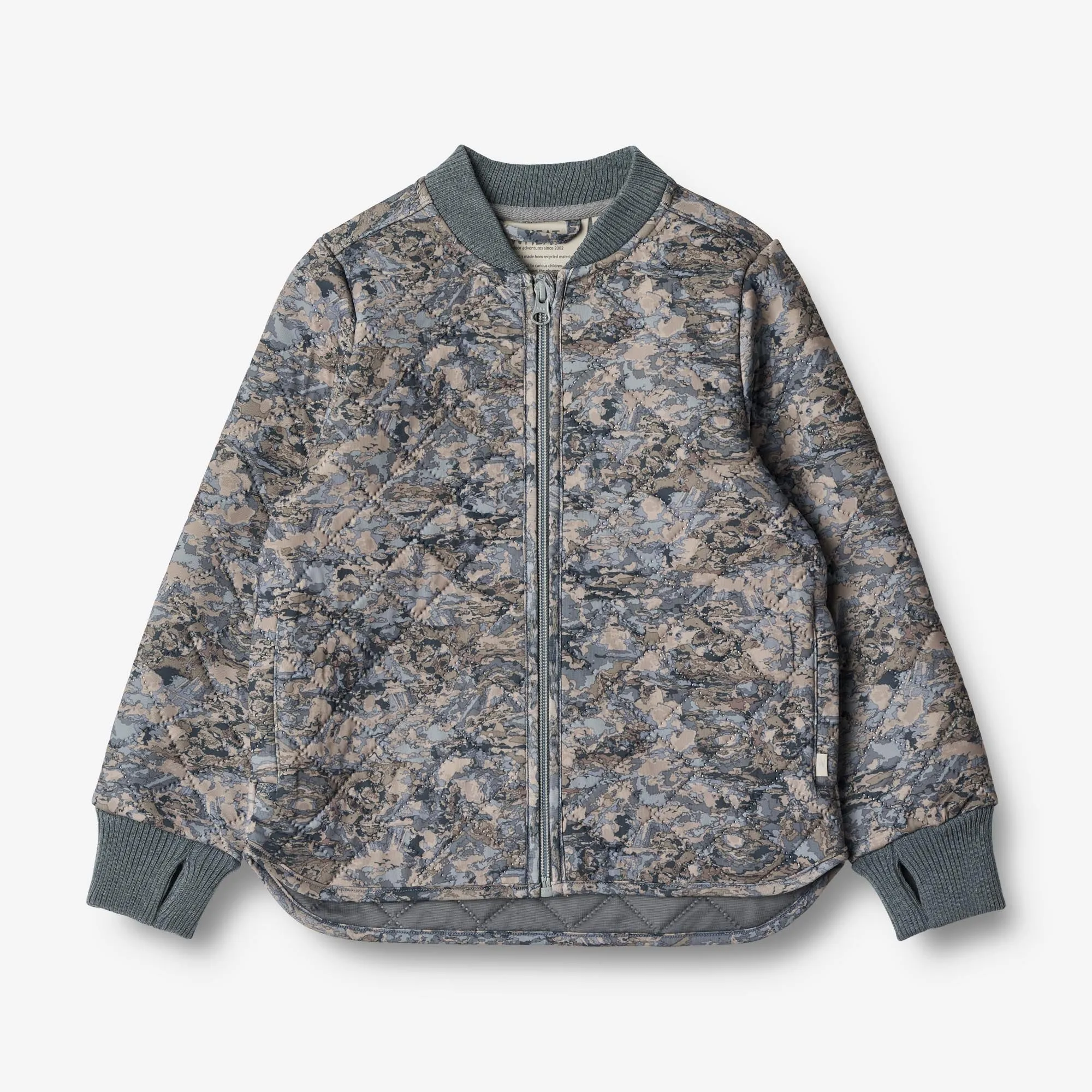 Thermo Jacket Loui - rainy blue clouds Non Restrictive Movement