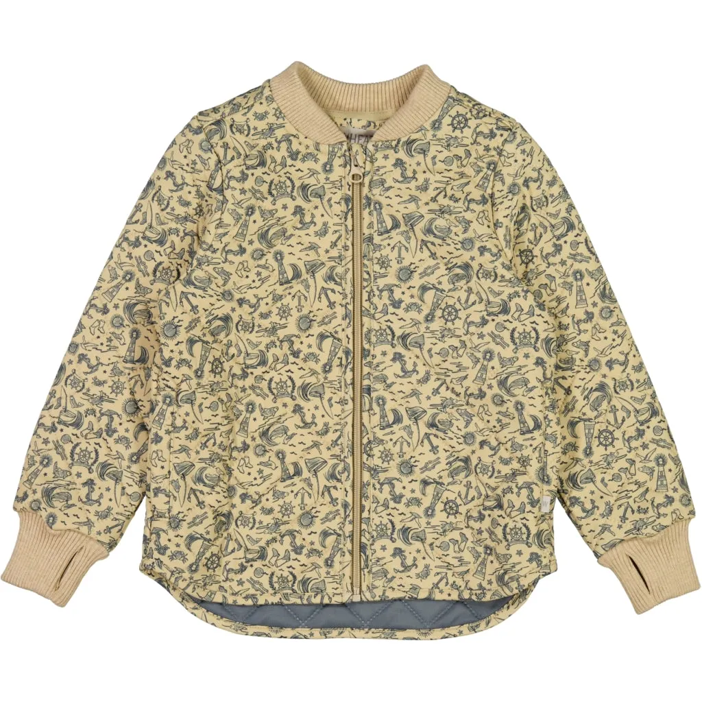 Layered Collar Design HighCollarDesign Thermo Jacket Loui - rocky sand maritime