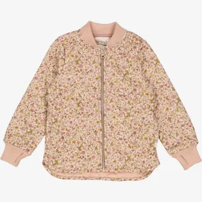 Thermo Jacket Loui - watercolor flora Breathable fabric tech Slim Fit Design