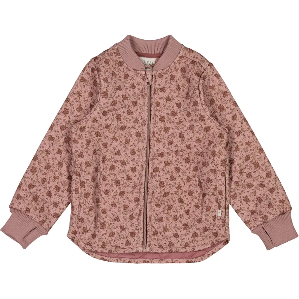 Thermo Jacket Loui - wood rose flowers Wind Resistant Fabric