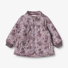 Thermo Jacket Thilde | Baby - lilac tulips Light Reflectivity Trim ErgonomicSleeveCut