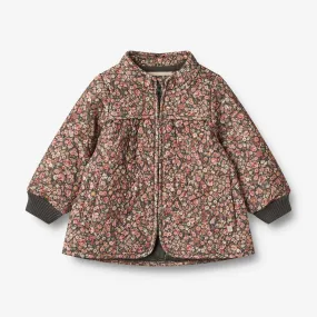 Crisp Look Non Restrictive Tailoring Thermo Jacket Thilde | Baby - raven wild flowers