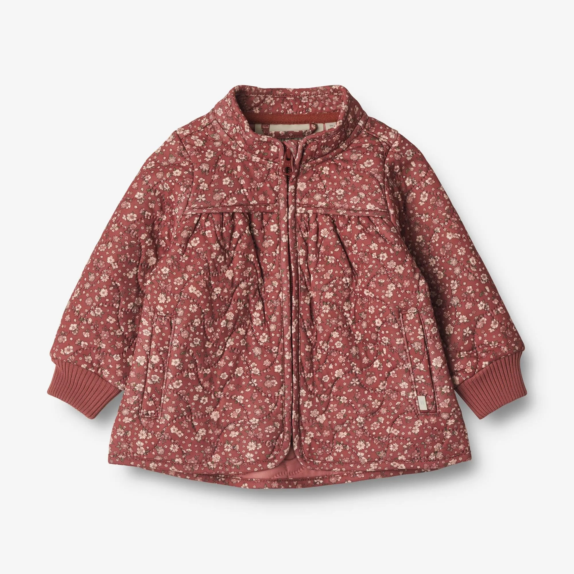 Athletic Tailored Fit Thermo Jacket Thilde | Baby - red flowers