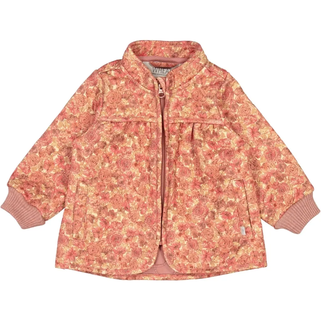 Friction Reducing Lining Thermo Jacket Thilde | Baby - sandstone flowers