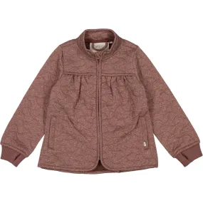 Stretch Panels Thermo Jacket Thilde - berry melange