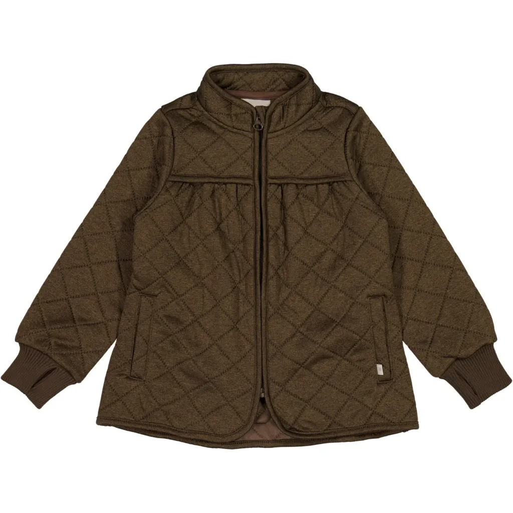 Thermo Jacket Thilde - brown melange Midweight Layer