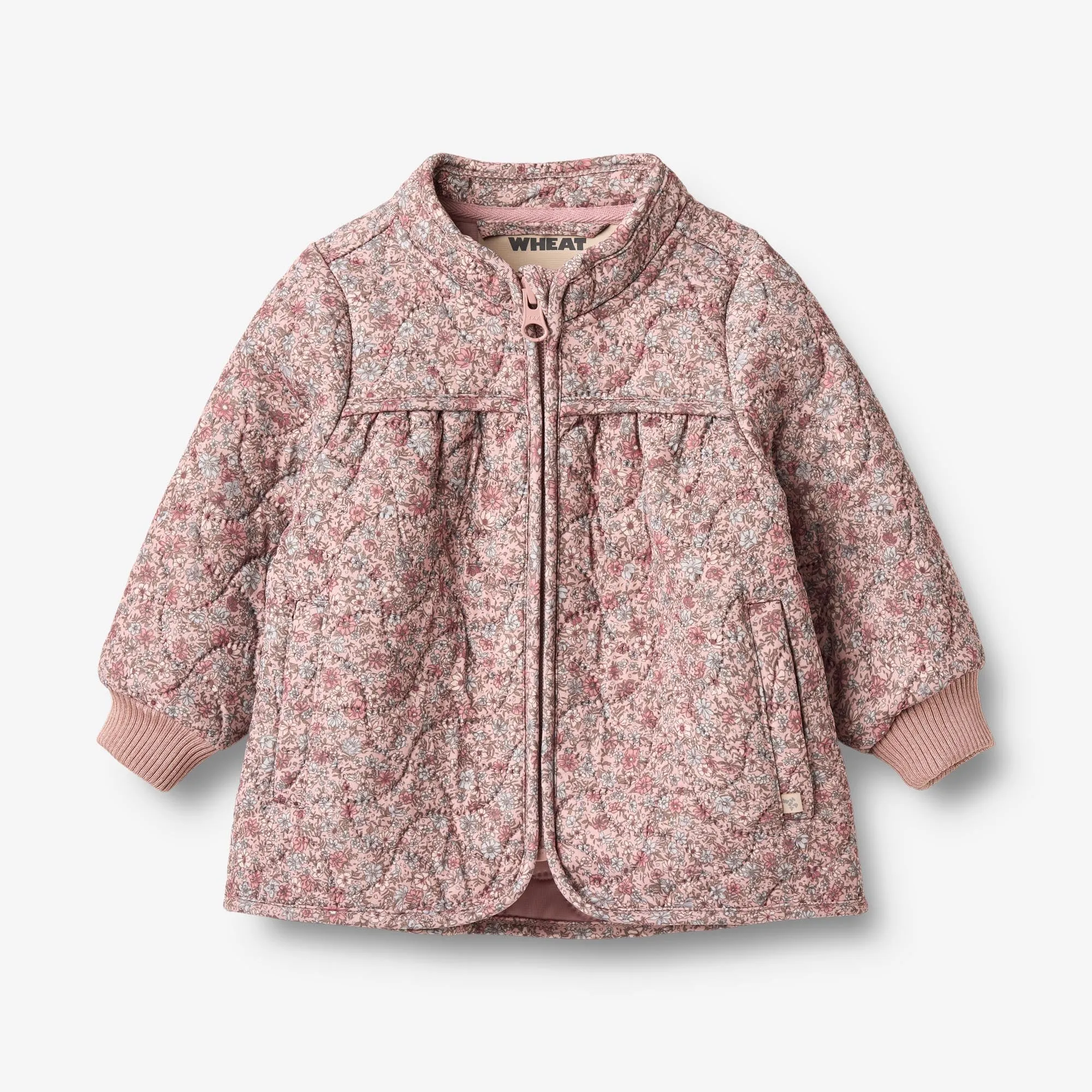 Reinforced Shoulder Panels Quilted Insulation Thermo Jacket Tilde - soft lavender flowers