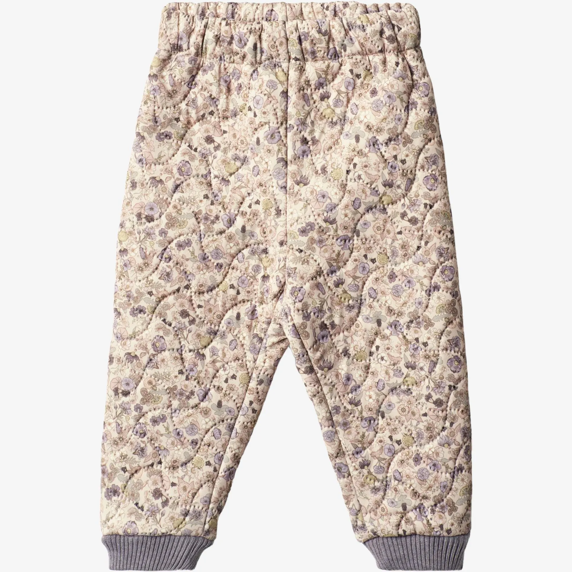 Thermo Pants Alex | Baby - clam flower field Taped Edges