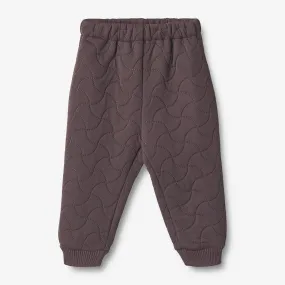 Thermo Pants Alex | Baby - eggplant Adjustable Fit Design Crisp Detail