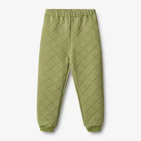 Quilted Interior Layer Mark Style Thermo Pants Alex - chive