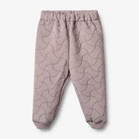 Low Profile Fastening Thermo Pants Alex - dusty purple