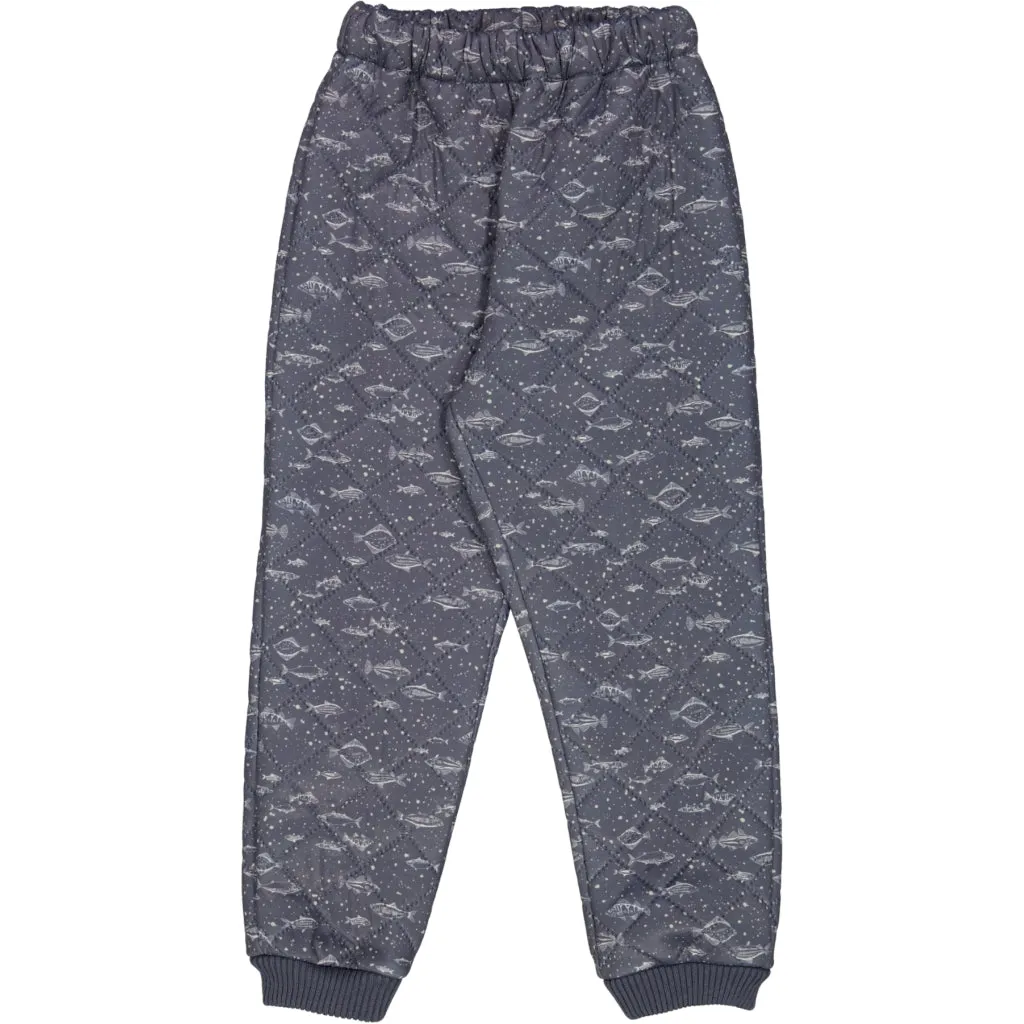 Thermo Pants Alex - ink fish Classic Fit Cut Reflective Safety Trim