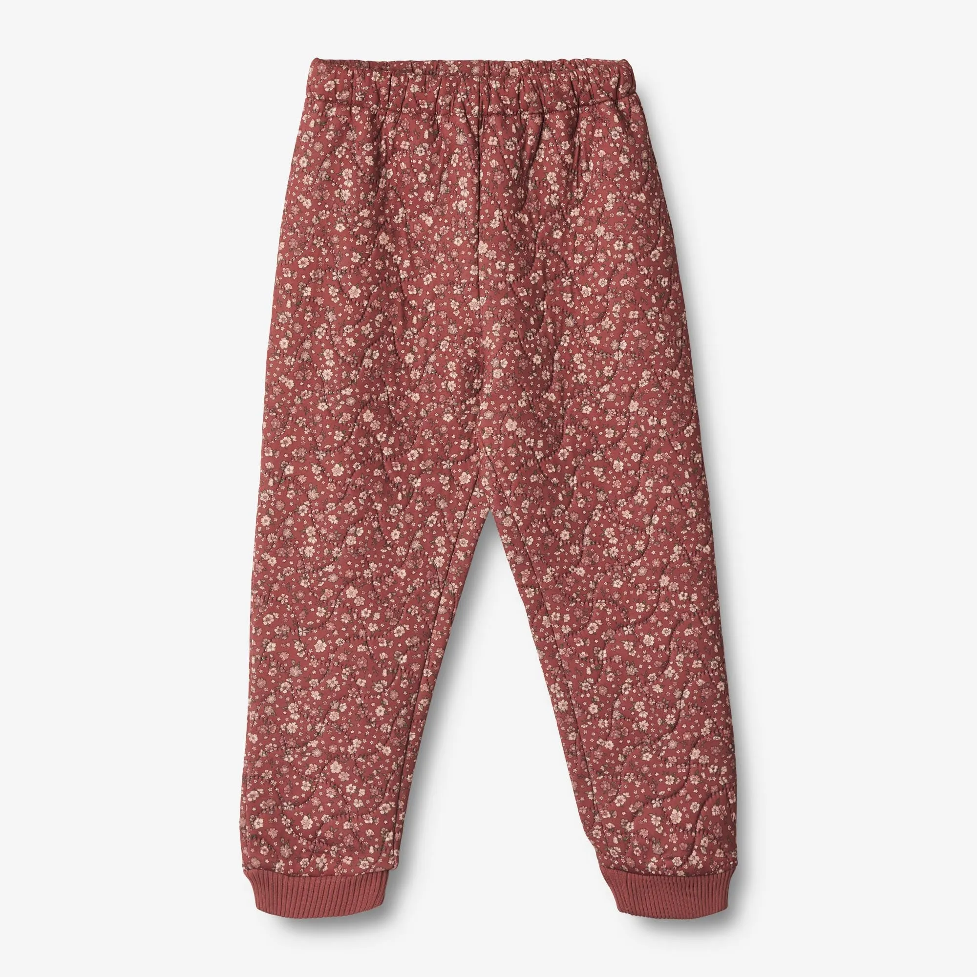 Friction Resistant Thermo Pants Alex - red flowers
