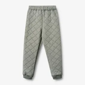 All Day Fit Elastic Hem Adjustment Thermo Pants Alex - thunder melange