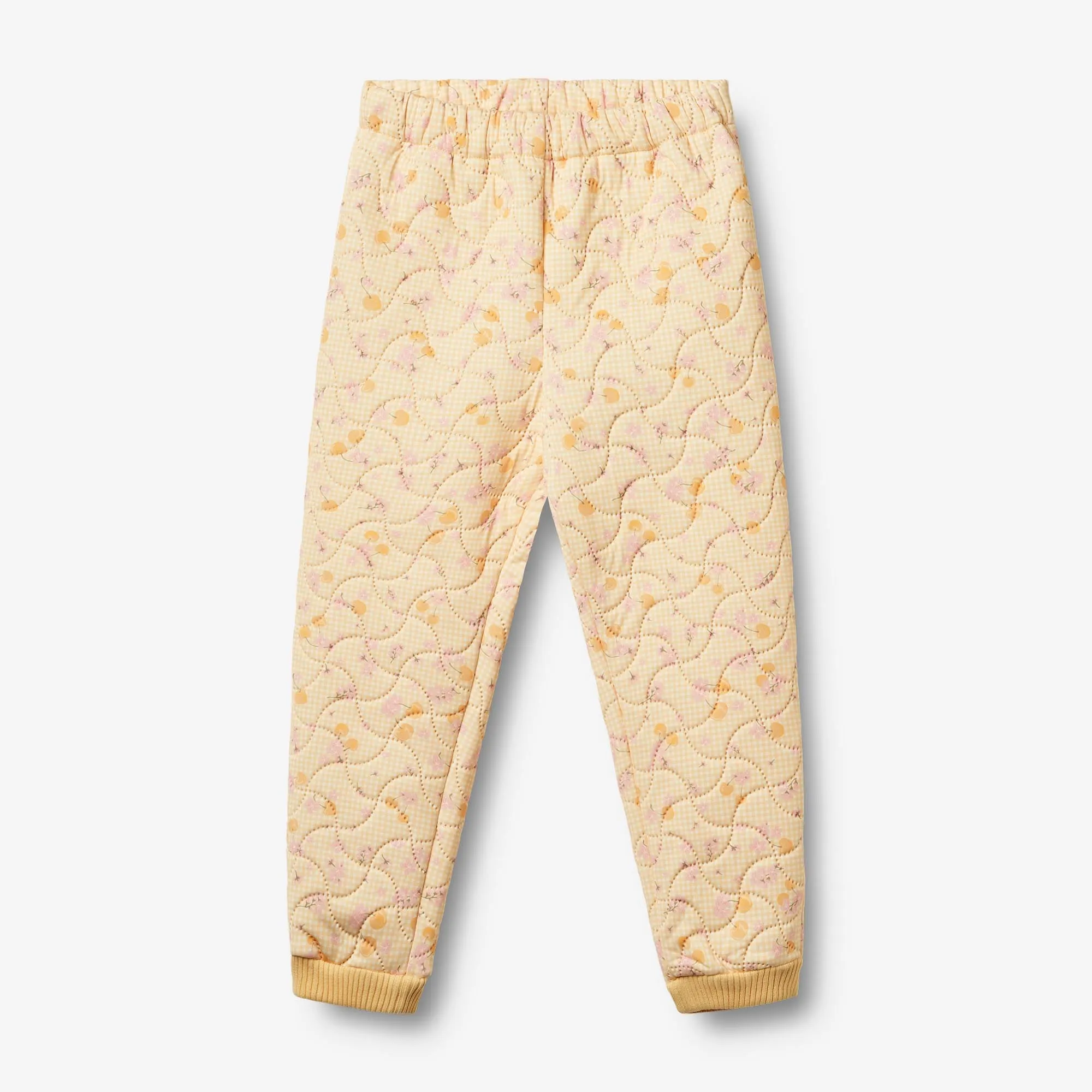 Thermo Pants Alex - yellow cherries Ethical Manufacturing AntiStaticCoating