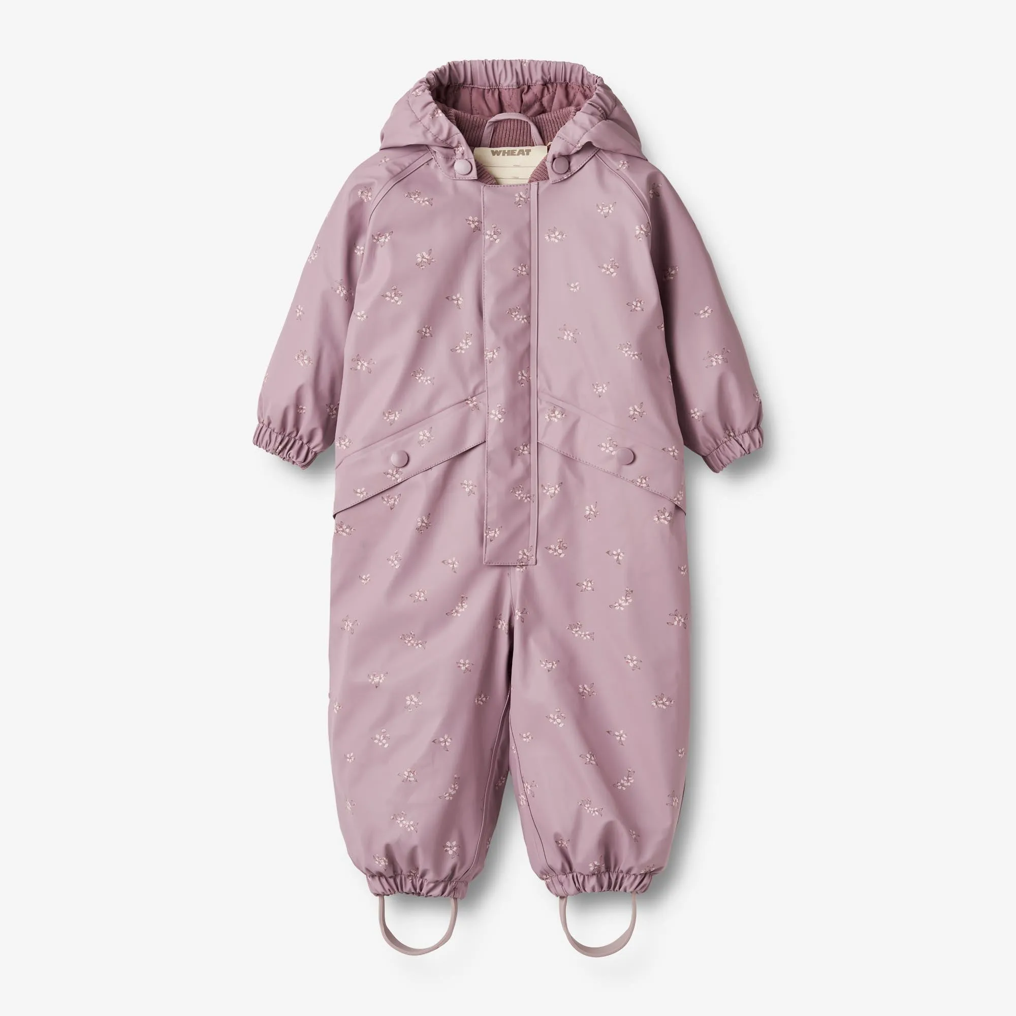 Thermo Rainsuit Aiko | Baby - soft lilac flowers Stretch Comfort Fit
