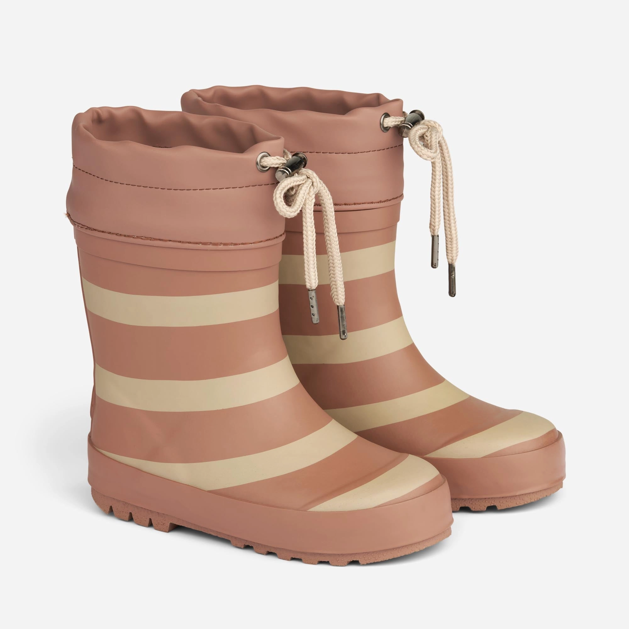 Thermo Rubber Boot Print - old rose stripe Urban Style High Traction Mountain Climber