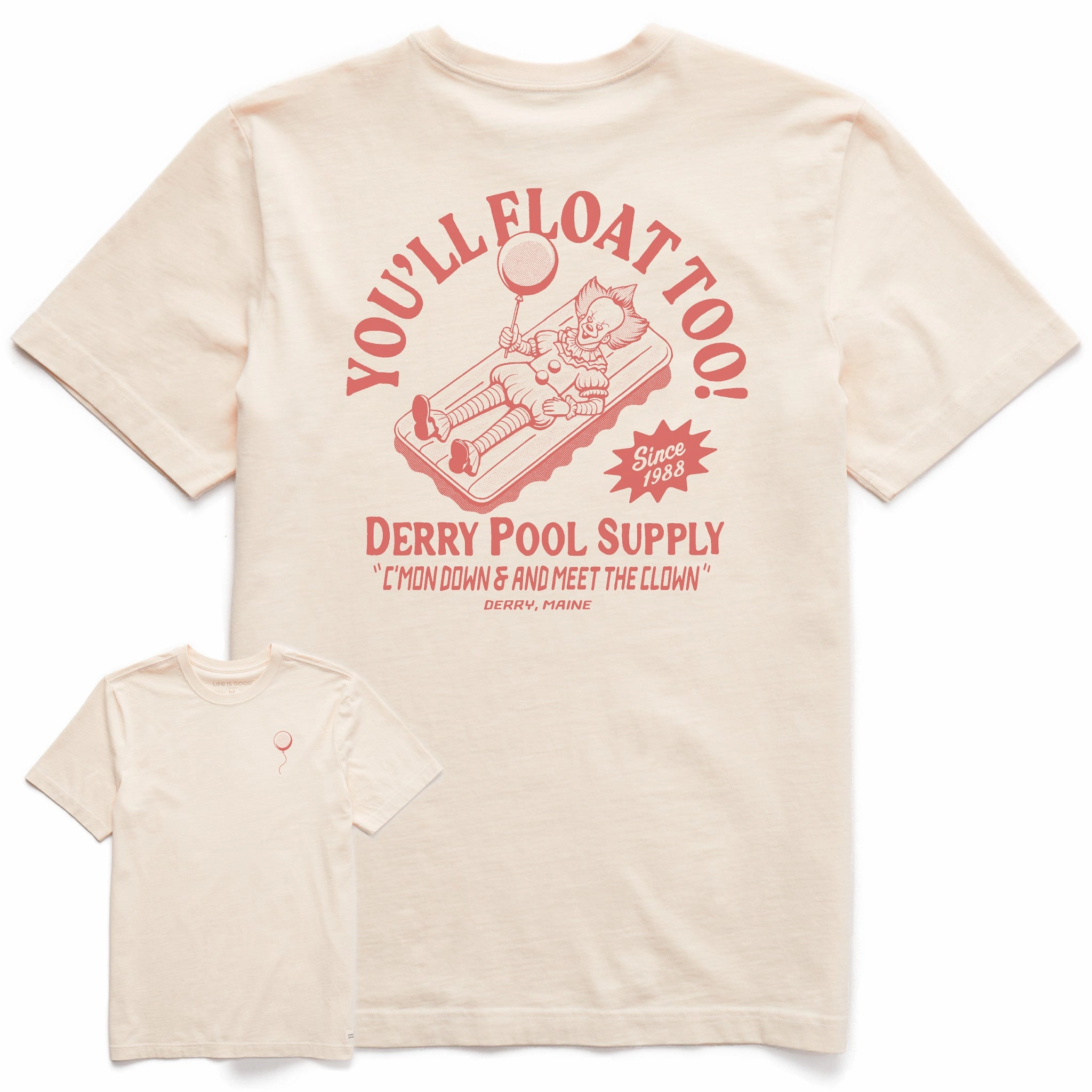 Men's You'll Float Too! Short Sleeve Crusher Tee Chilly Day Essentials