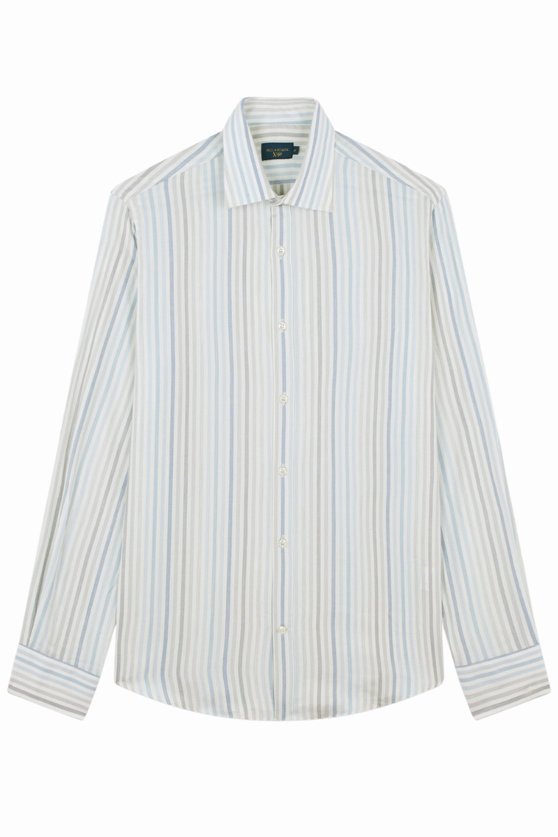 Layered Wear Multi Stripe Shirt
