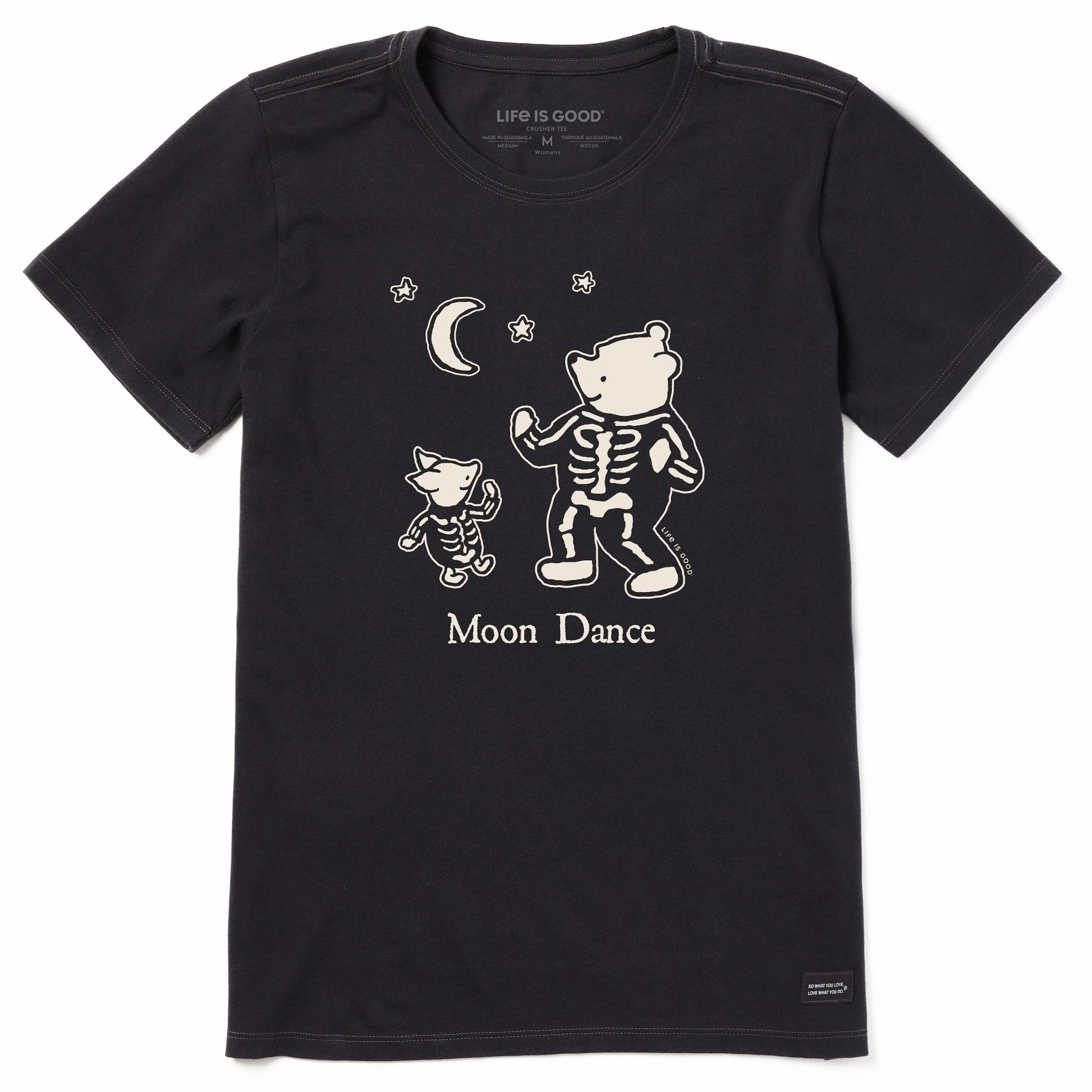 Women's Winnie & P Moon Dance Short Sleeve Crusher Tee Classic Chic