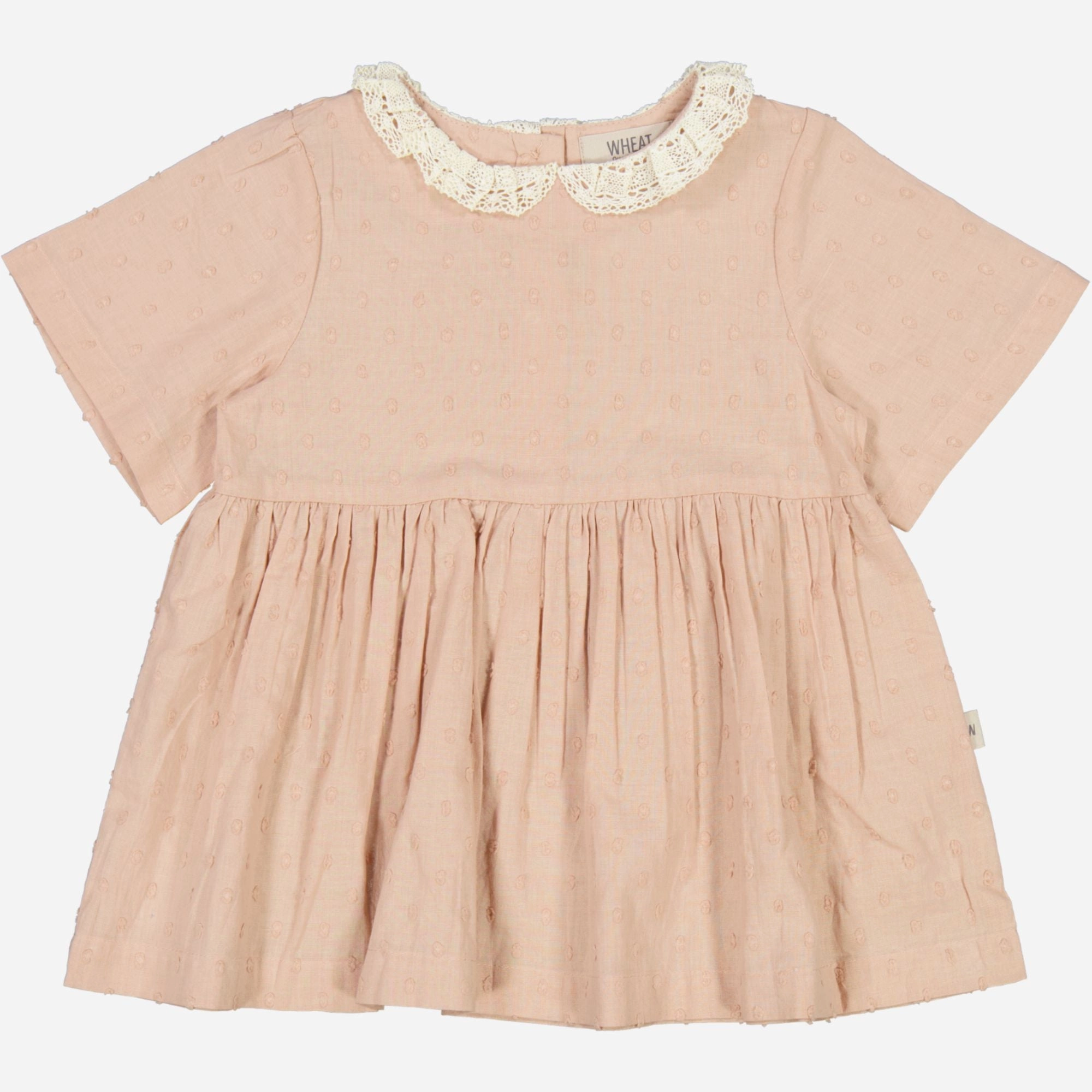 Silky texture Dress Elma | Baby - tan